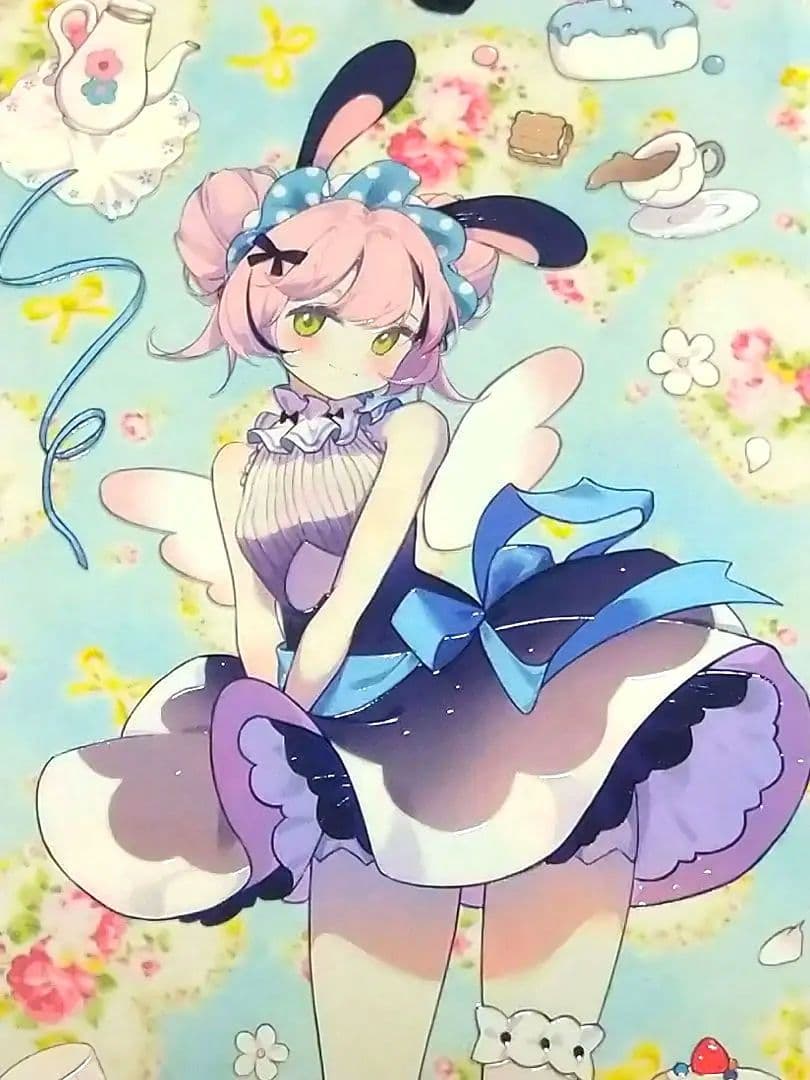 J823＃兔灵契约(晶透)Komos空物馆切り売り海外人物マステ女の子