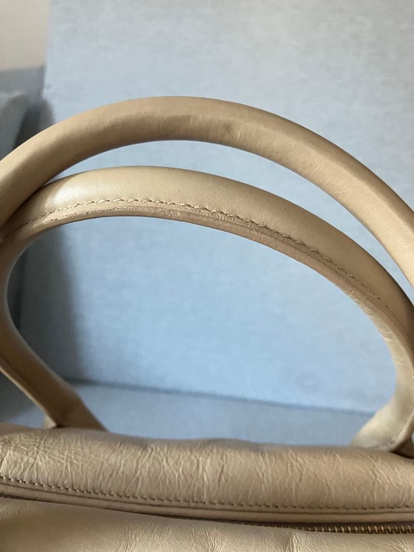 未使用　トリーバーチ ショルダー付き　ミニボストン　ベージュ