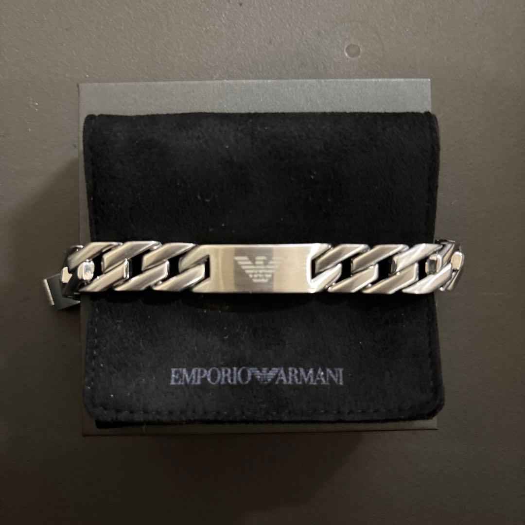 Emporio Armani チェーンブレスレット 専用ケース付き