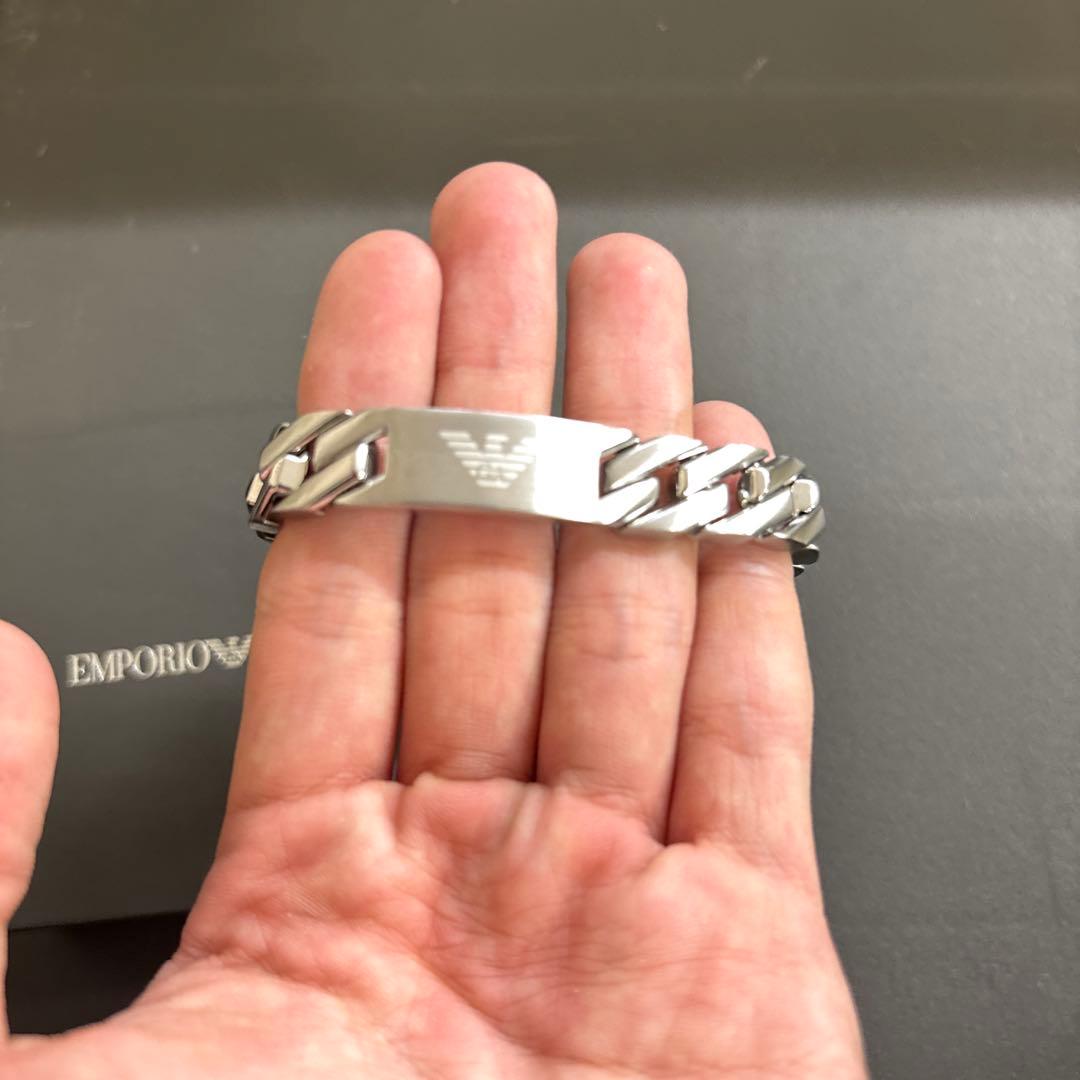 Emporio Armani チェーンブレスレット 専用ケース付き