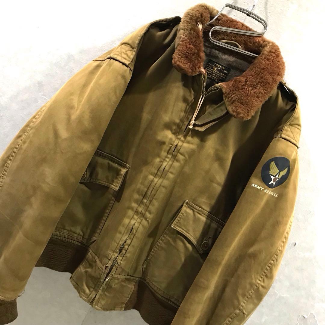 BUZZ RICKSON`S B-10 フライトジャケット 丈短 ベージュ 36