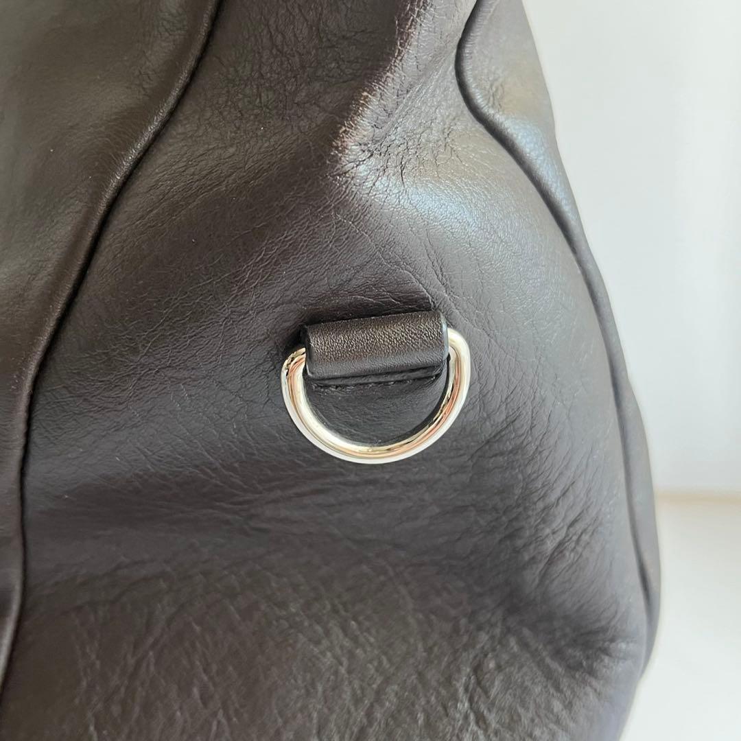 ✨️極美品✨️ TOD's メンズ　トートバッグ　レザー　ブラウン　ハンド
