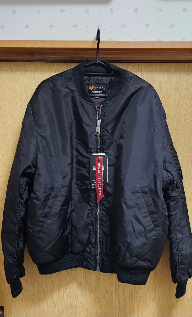 ALPHA INDUSTRIES MA-1 フライトジャケット ブラック　未使用
