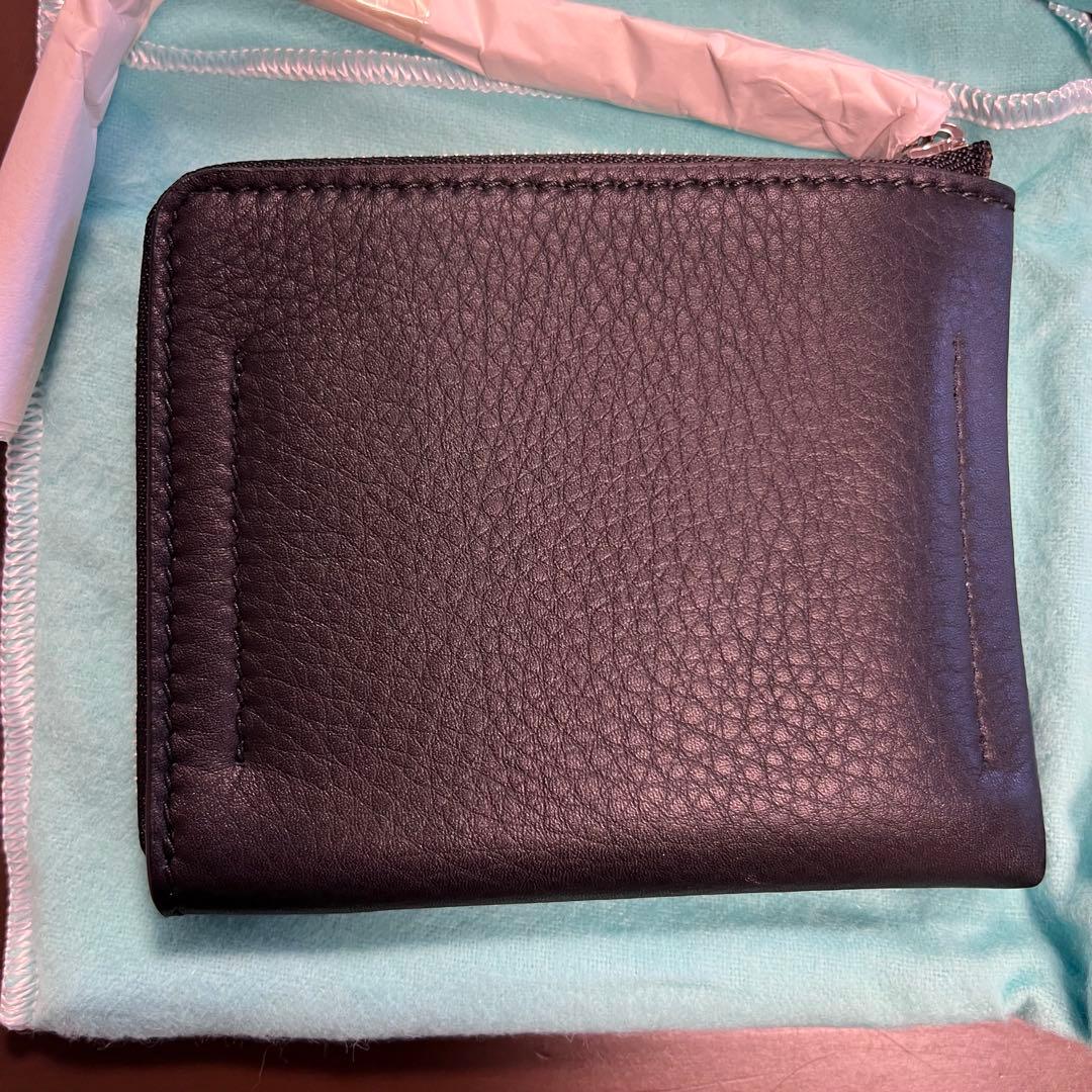 Tiffany & Co. ティファニーブラックレザー ケース　財布