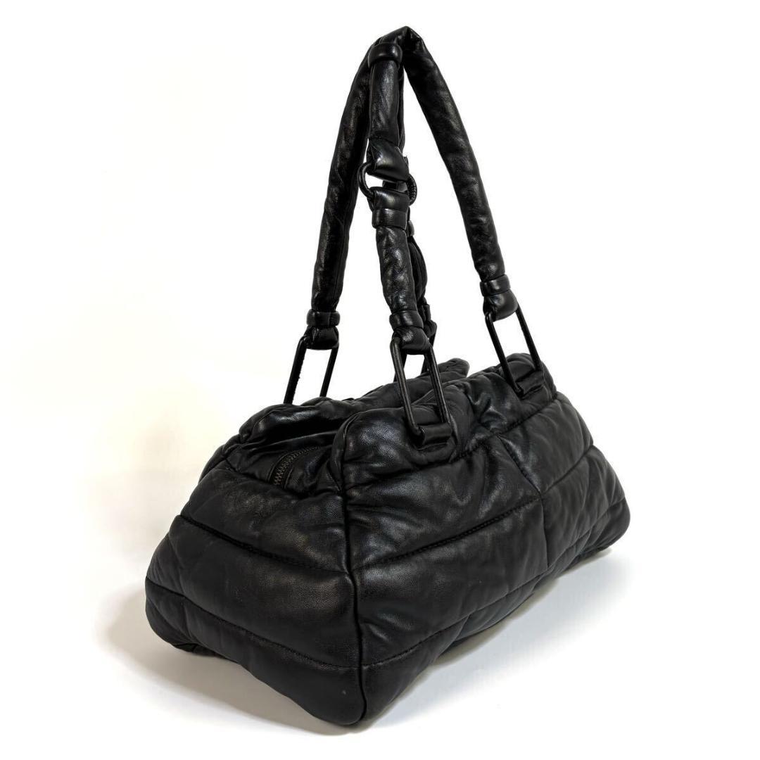 【極美品】DIESEL レザー ミニボストン 日本限定 保存袋 カード付き