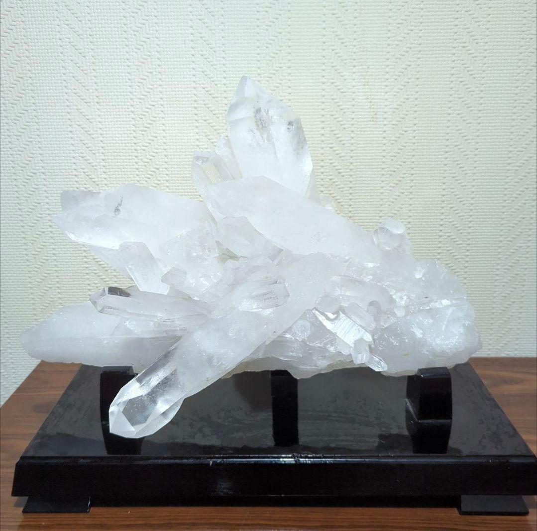 9.2kg‼️ 希少 水晶 超特大クラスター✨ 空間、ブレスレットの浄化に✨置物