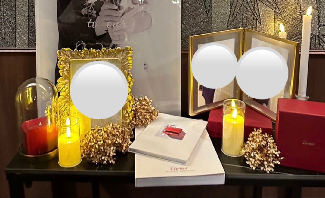 単品可　結婚式　ウェルカムスペース　グッツ　ライト　カルティエ