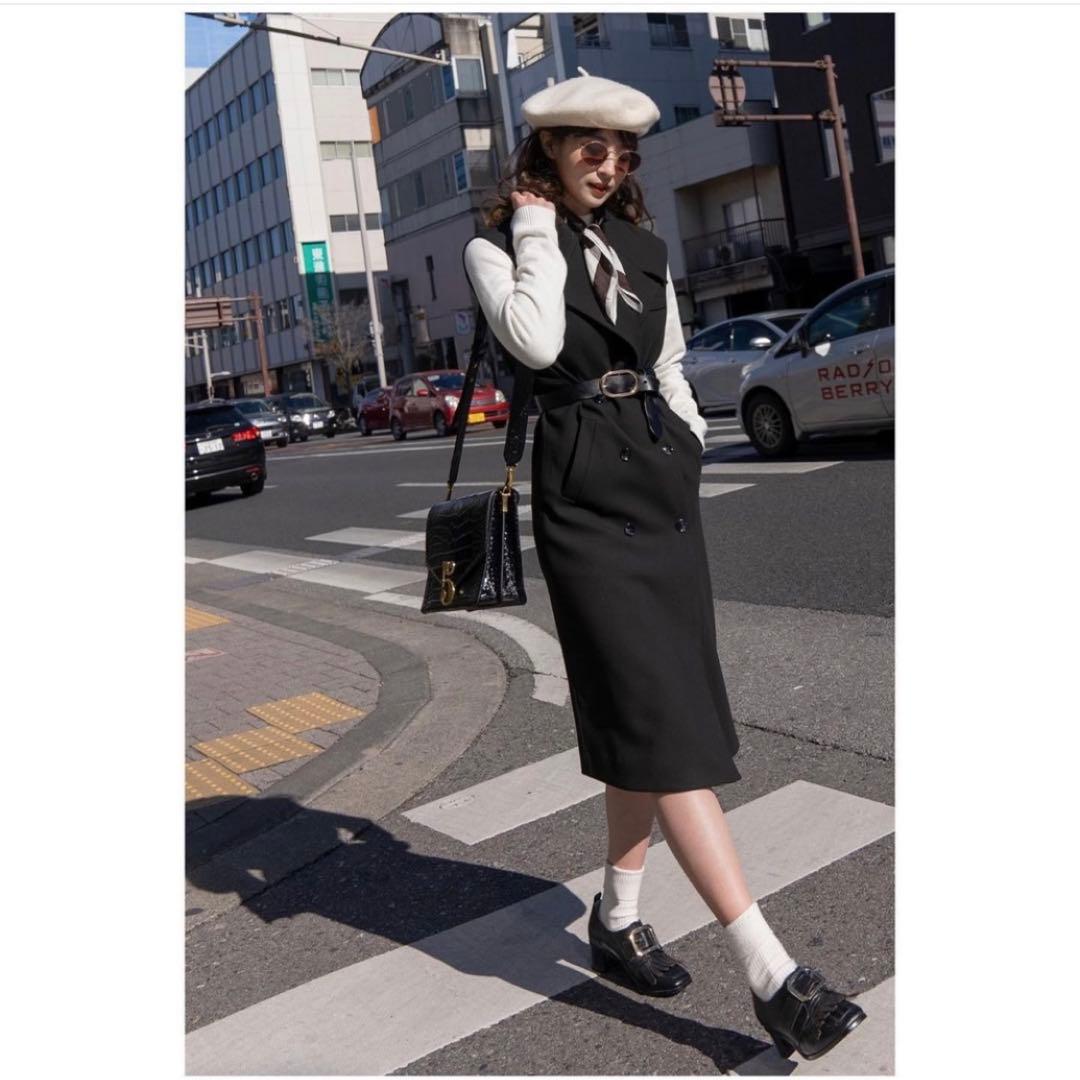 【値下げしました】tnewties xs ジレ　コート　トレンチ