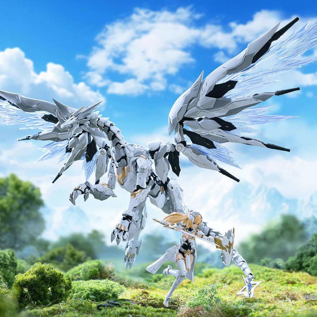 塑霊模型1/12 『白昼流星』 魔龍 白昼·ドーン​＆流星·ミデル組み立てキット