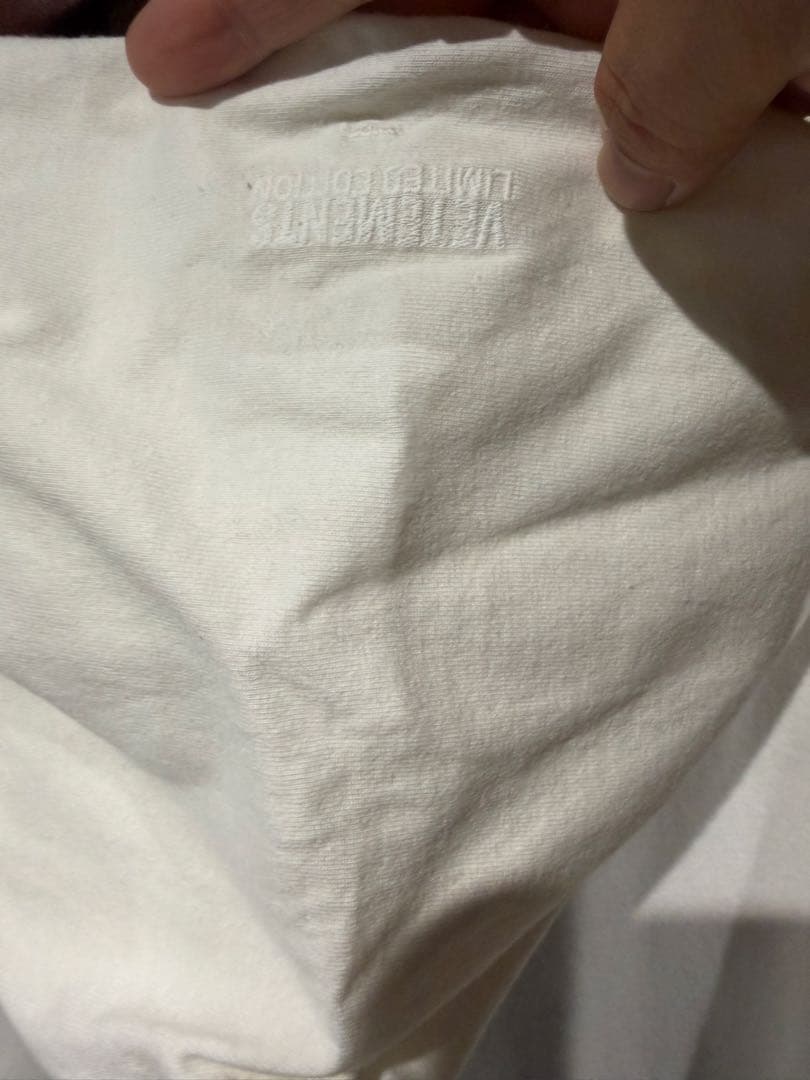 VETEMENTS WANTED フード付き長袖カットソー