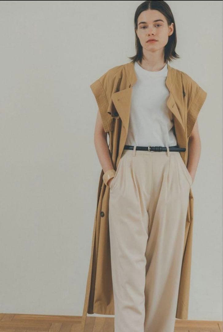 ジャケット・アウター CLANE 2WAY SQUARE SLEEVE TRENCH COAT