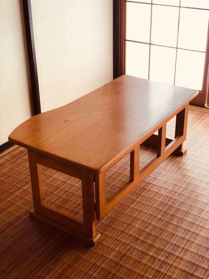硬い メープル材 の ビンテージ 折り畳みテーブル