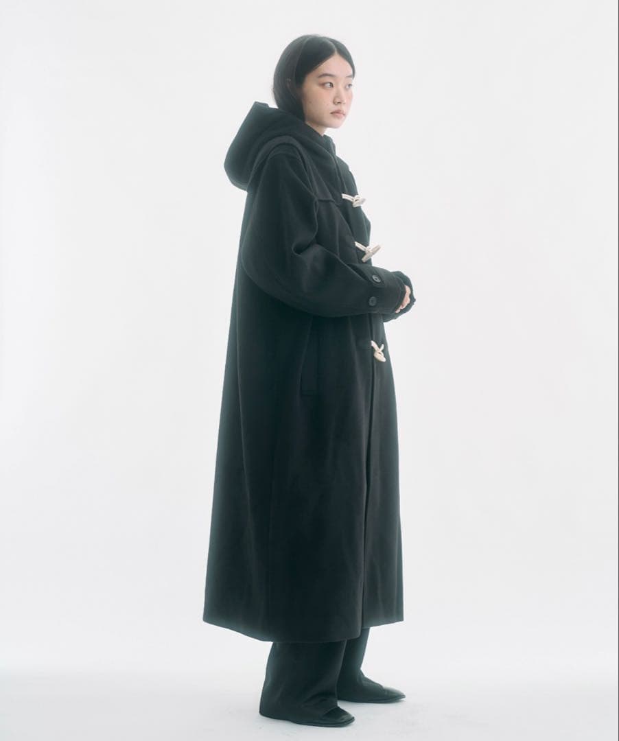 FEKETE ダッフルコート Mサイズ ブラック
