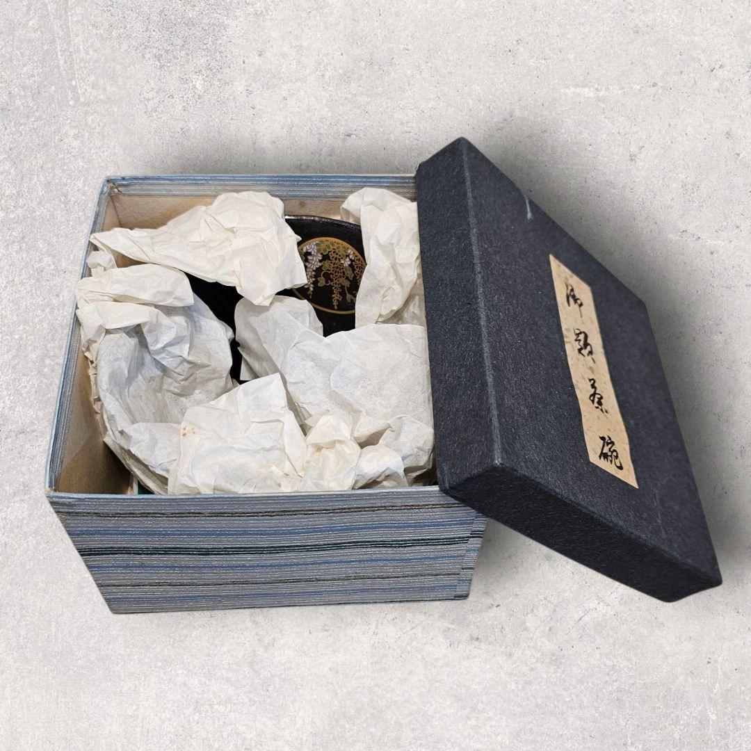 抹茶椀　金彩　藤