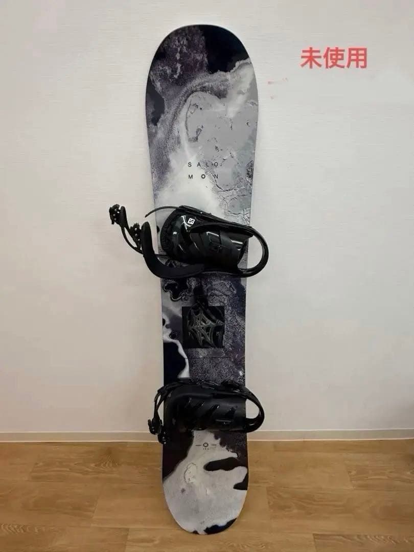 未使用　SALOMON FRONTIERスノーボード　ビンディング付き