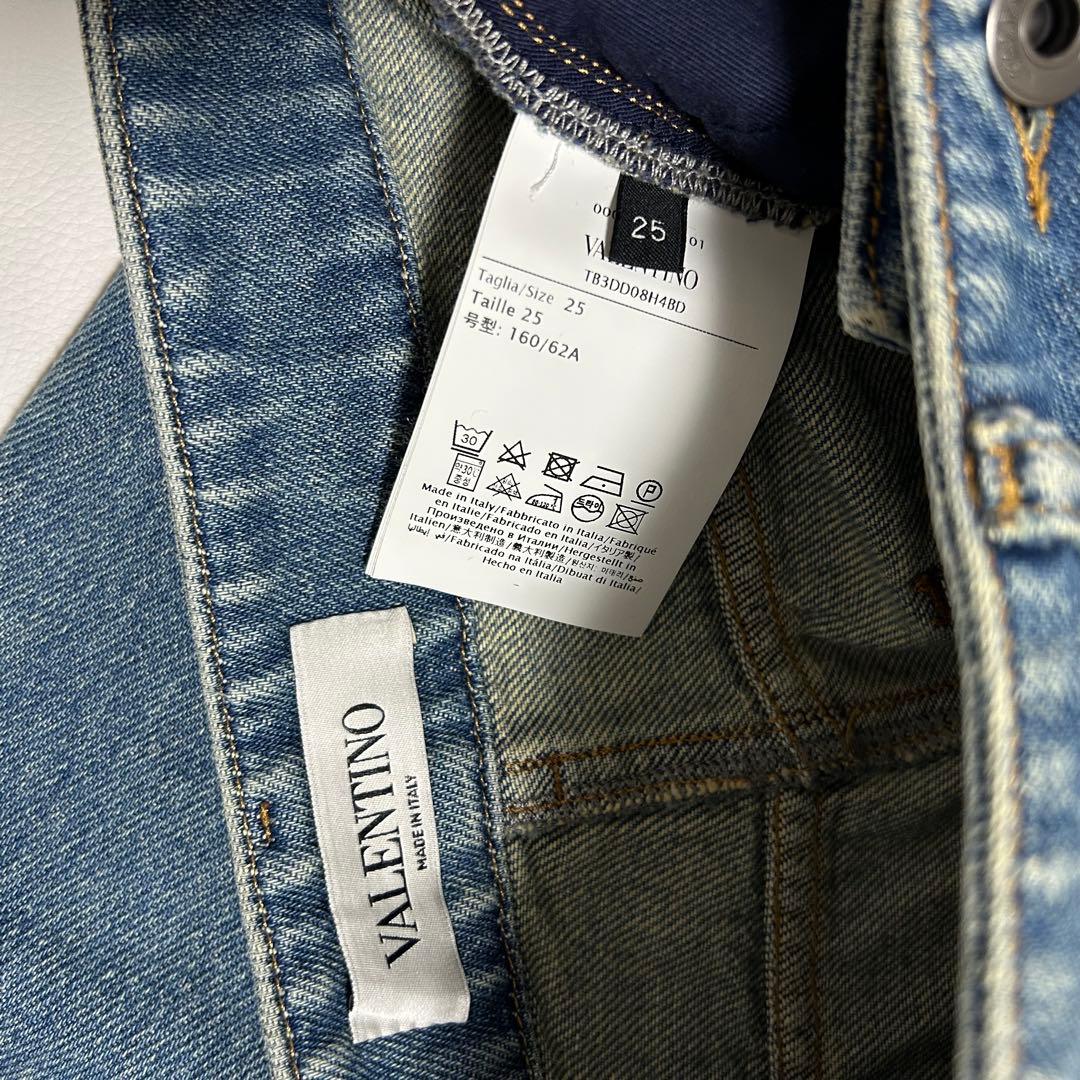 VALENTINO【正規品】デニムジーンズレディース 25フレアインディゴブルー