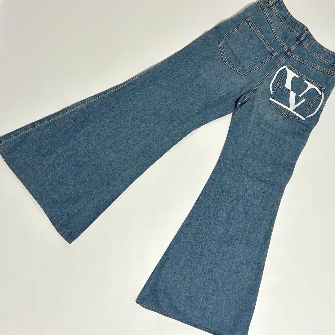 VALENTINO【正規品】デニムジーンズレディース 25フレアインディゴブルー