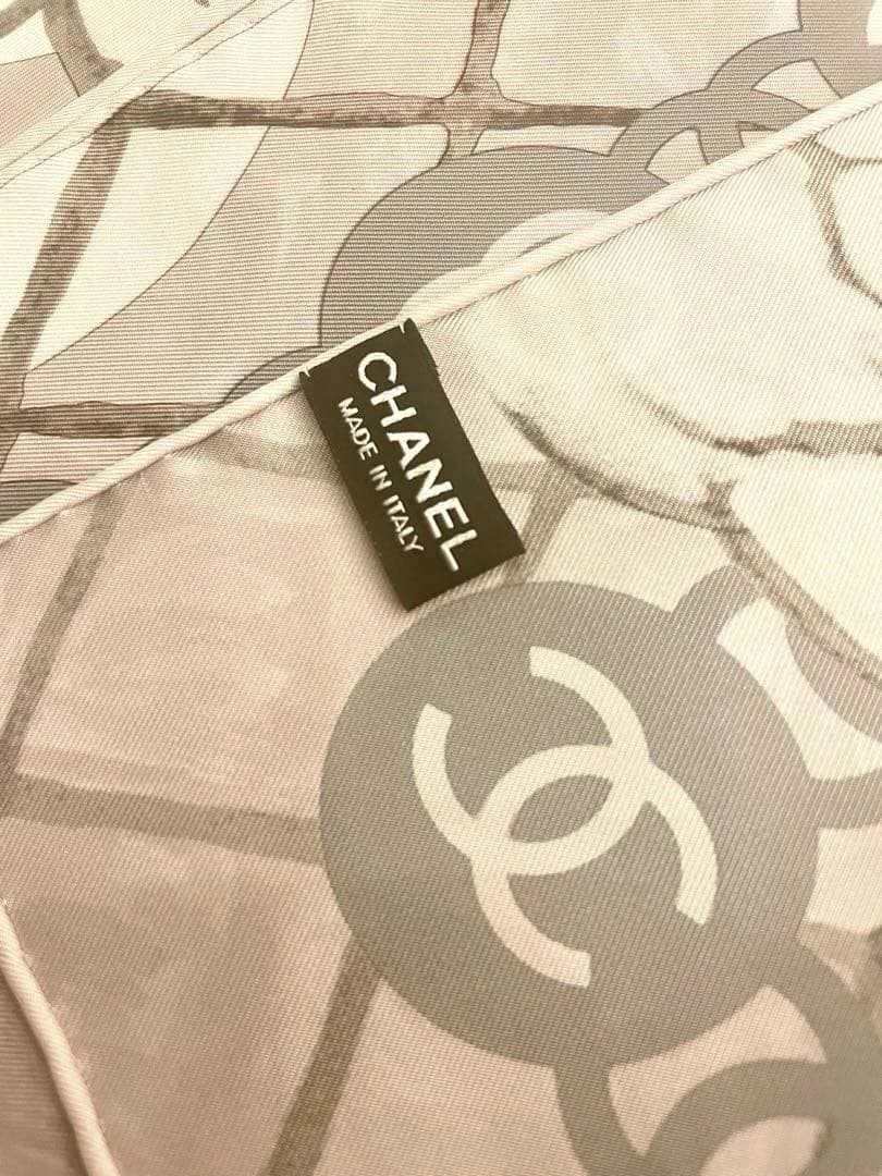 CHANEL カメリア　ピンクスカーフ