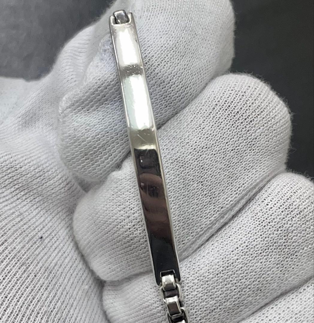 ティファニー ベネチアン ID プレート ブレスレット SV925