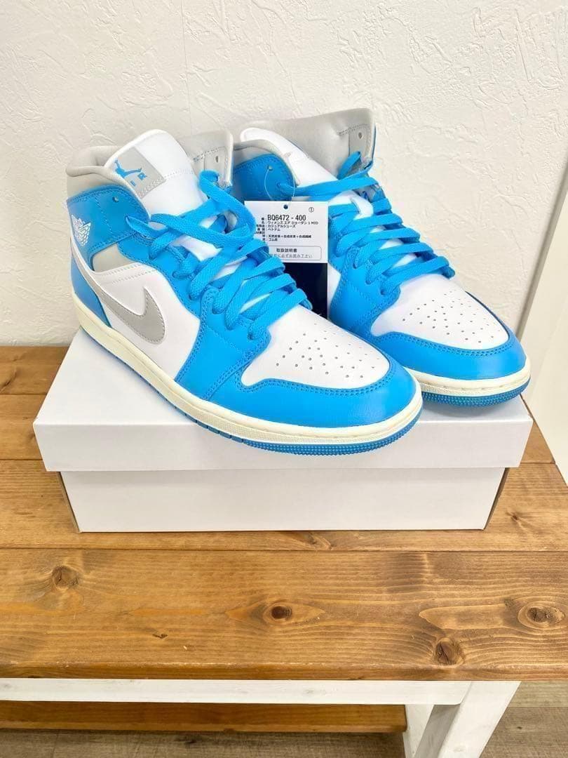 27㎝ AirJordan ナイキ エアジョーダン1 MID BQ6472-40