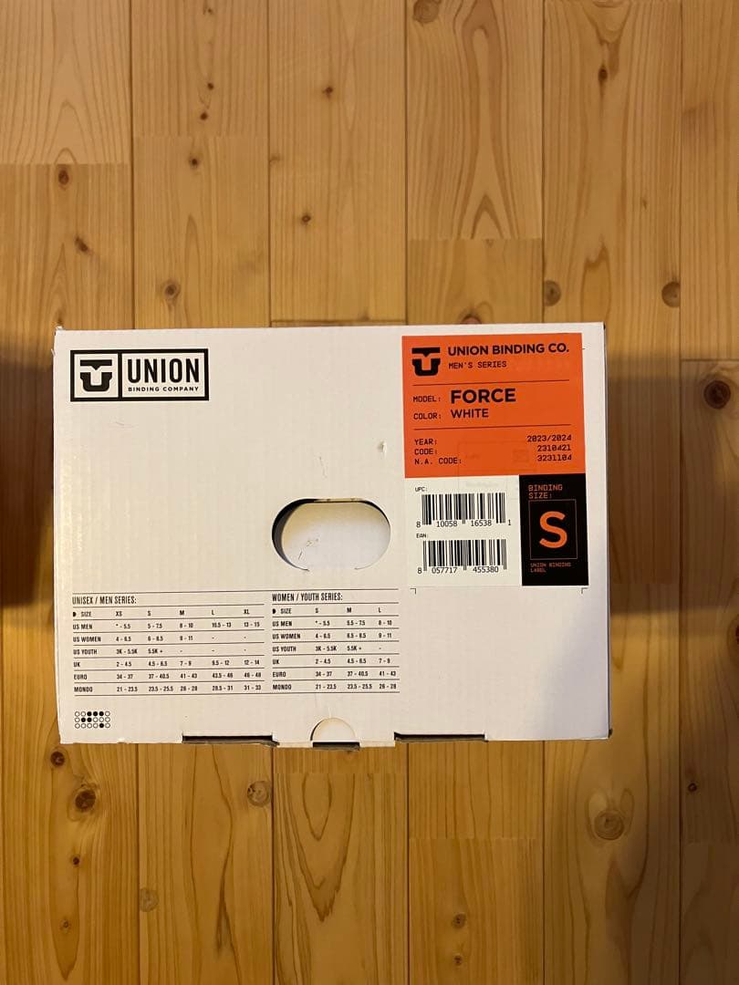 【新品未使用】union force 23-24 Sサイズ
