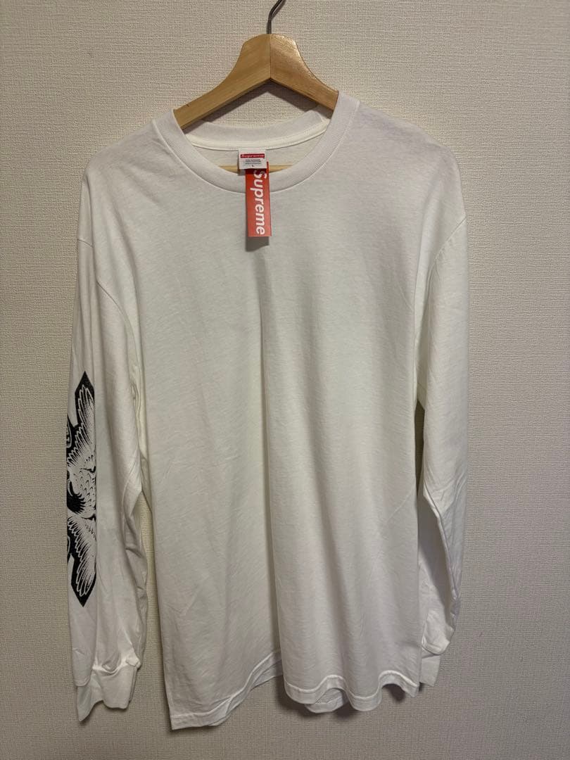 トップス Supreme x ANTIHERO Eagle L/S Tee White L