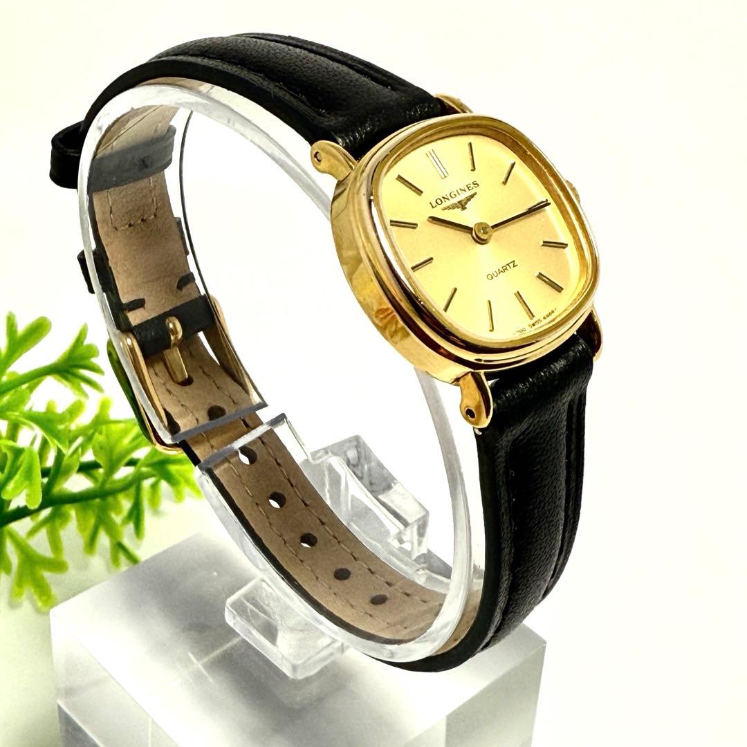 【稼働/新品電池】LONGINES 腕時計 クォーツ レディース スクエア