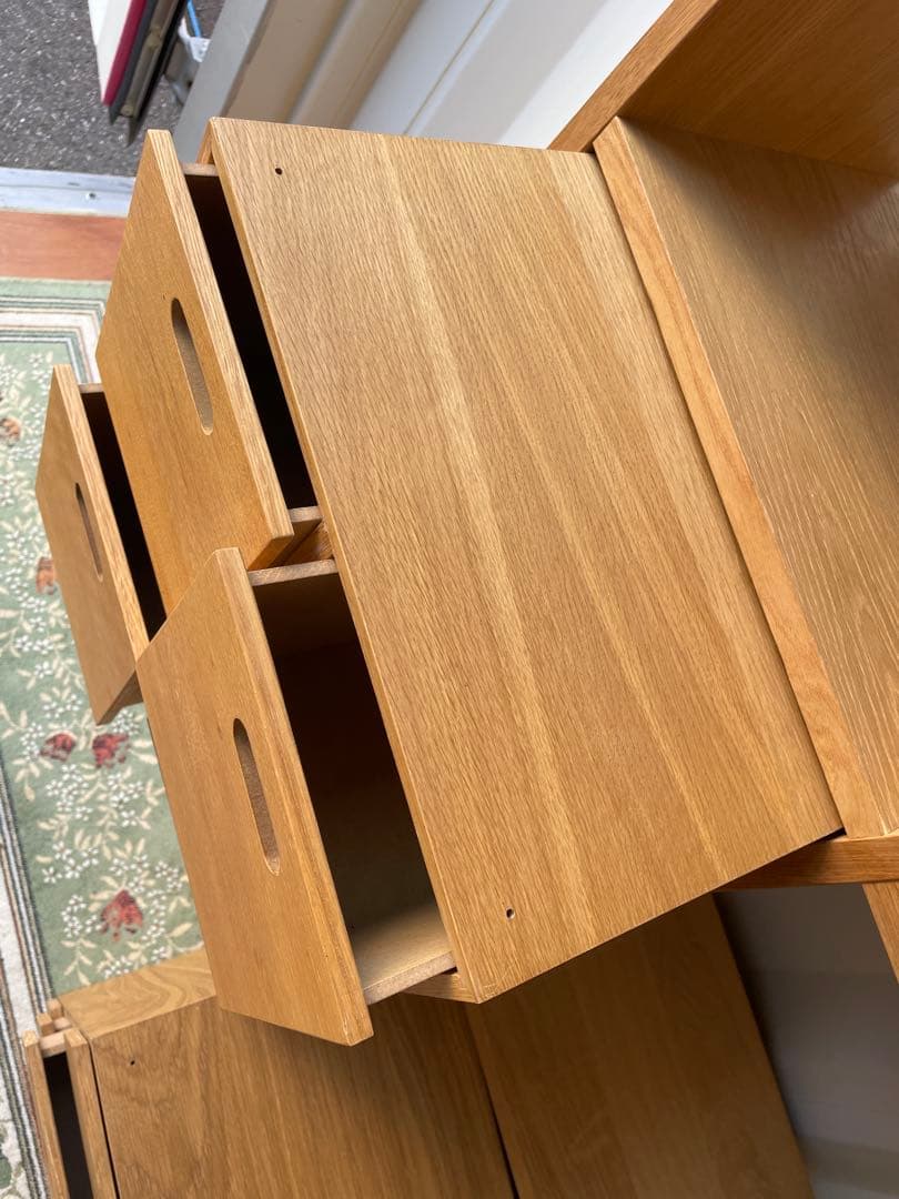 無印良品 スタッキングシェルフセット ３段×２列 オーク材