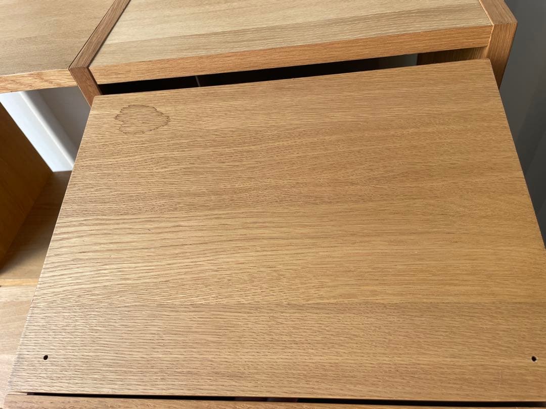 無印良品 スタッキングシェルフセット ３段×２列 オーク材