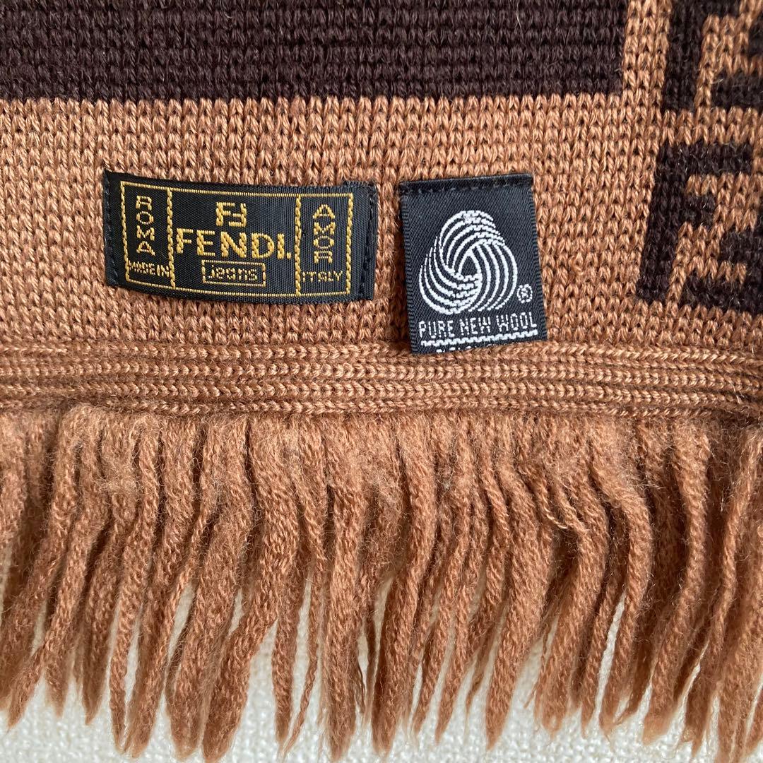 FENDI ウールマフラー