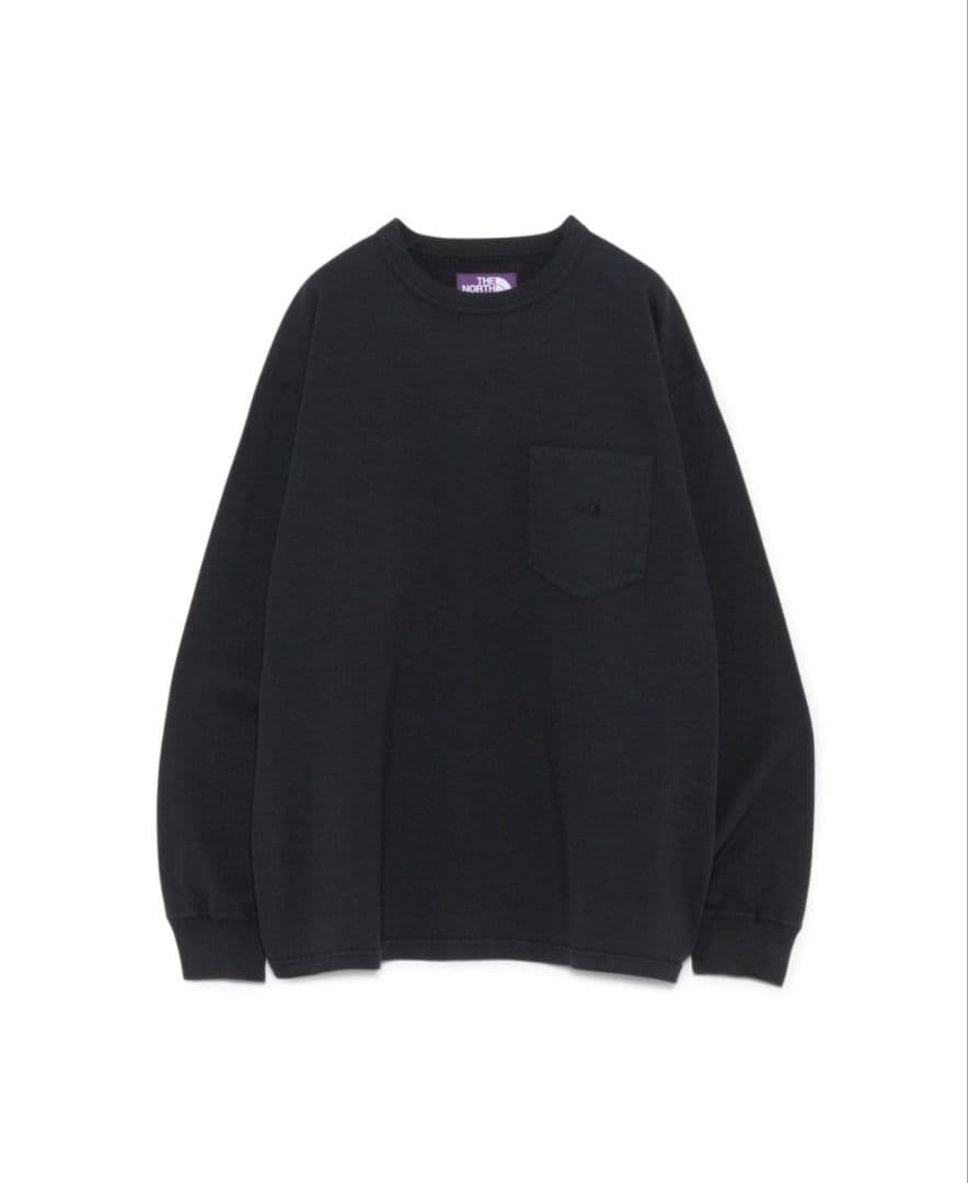 パープルレーベル　ポケットTシャツ　N25FT063　ブラック　XL　新品①