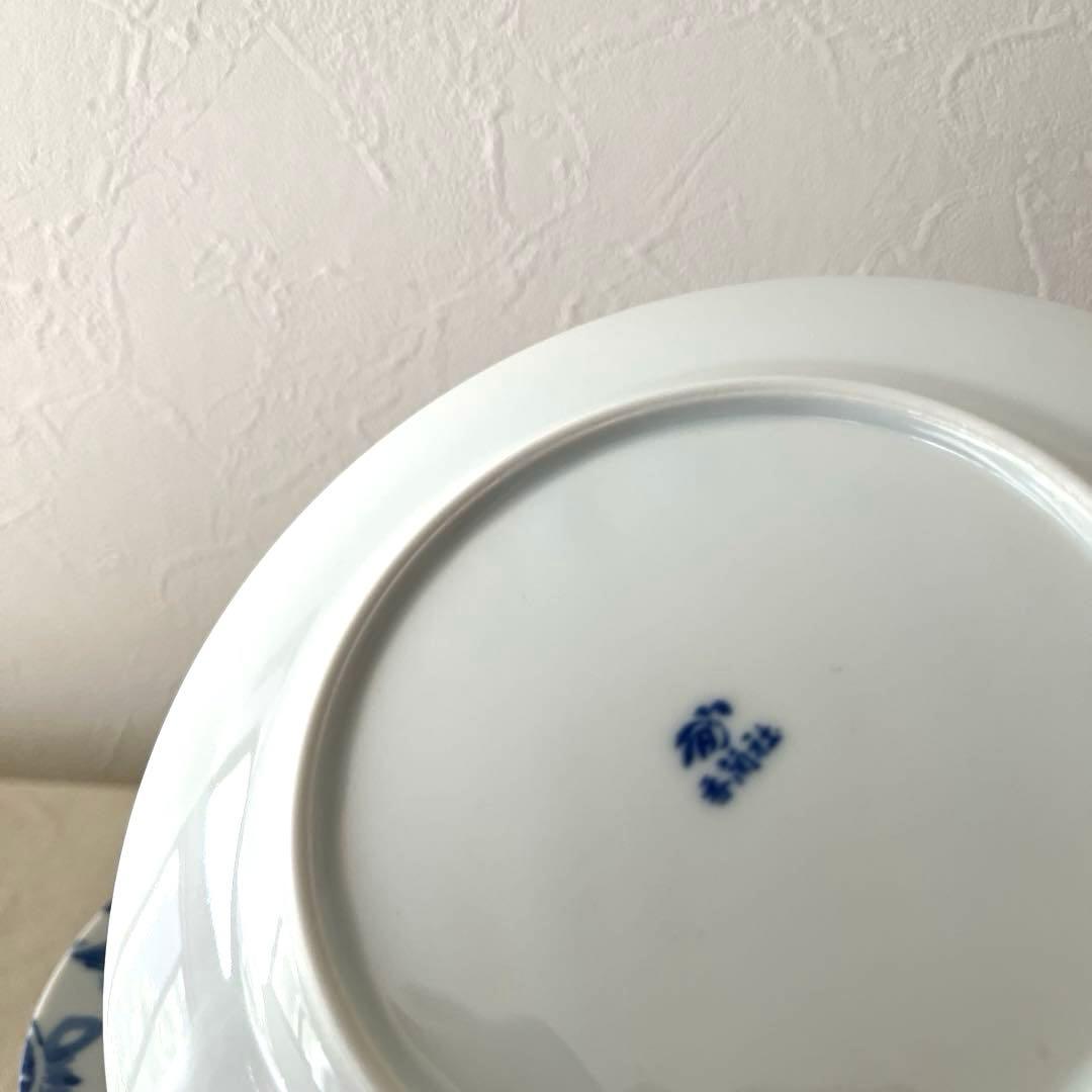 ☆M244 ○香蘭社　寿獅子　中皿【5枚】未使用