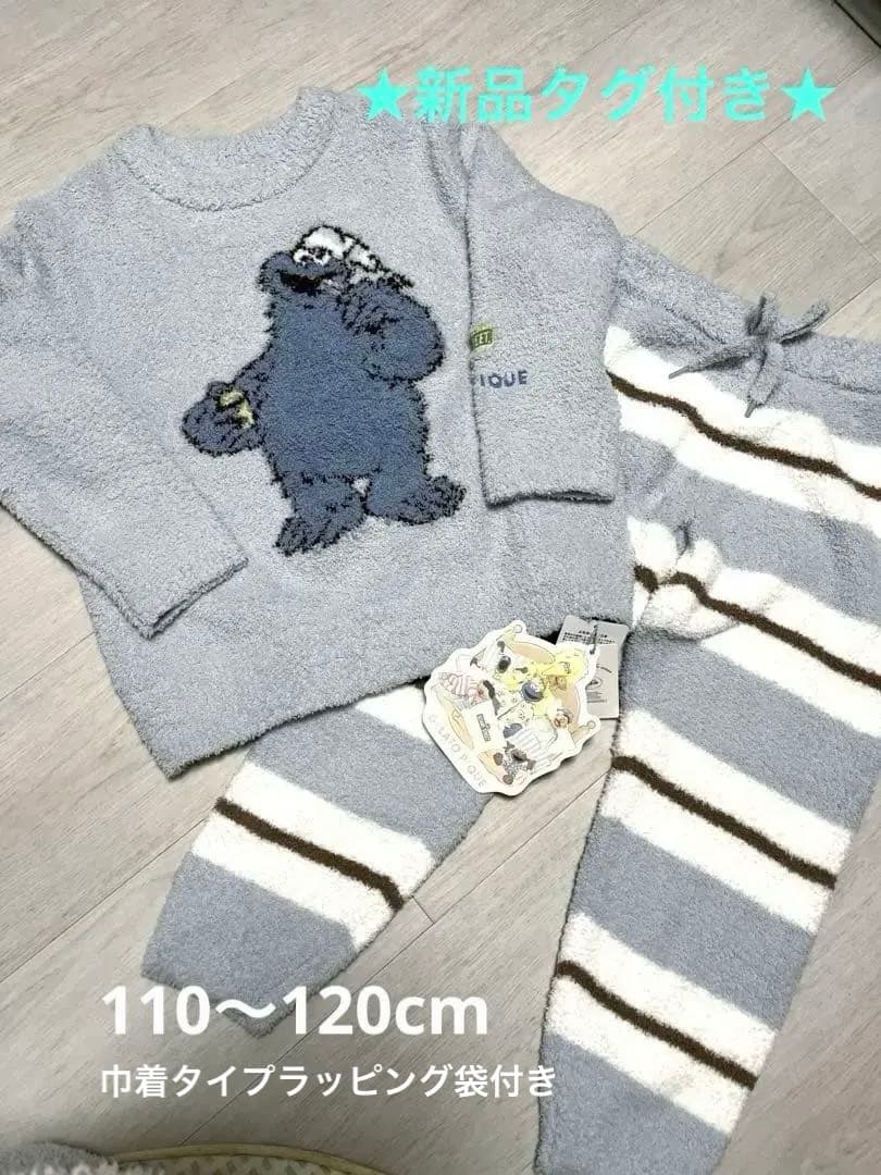 新品タグ付きジェラートピケ　110〜120セサミクッキーモンスター