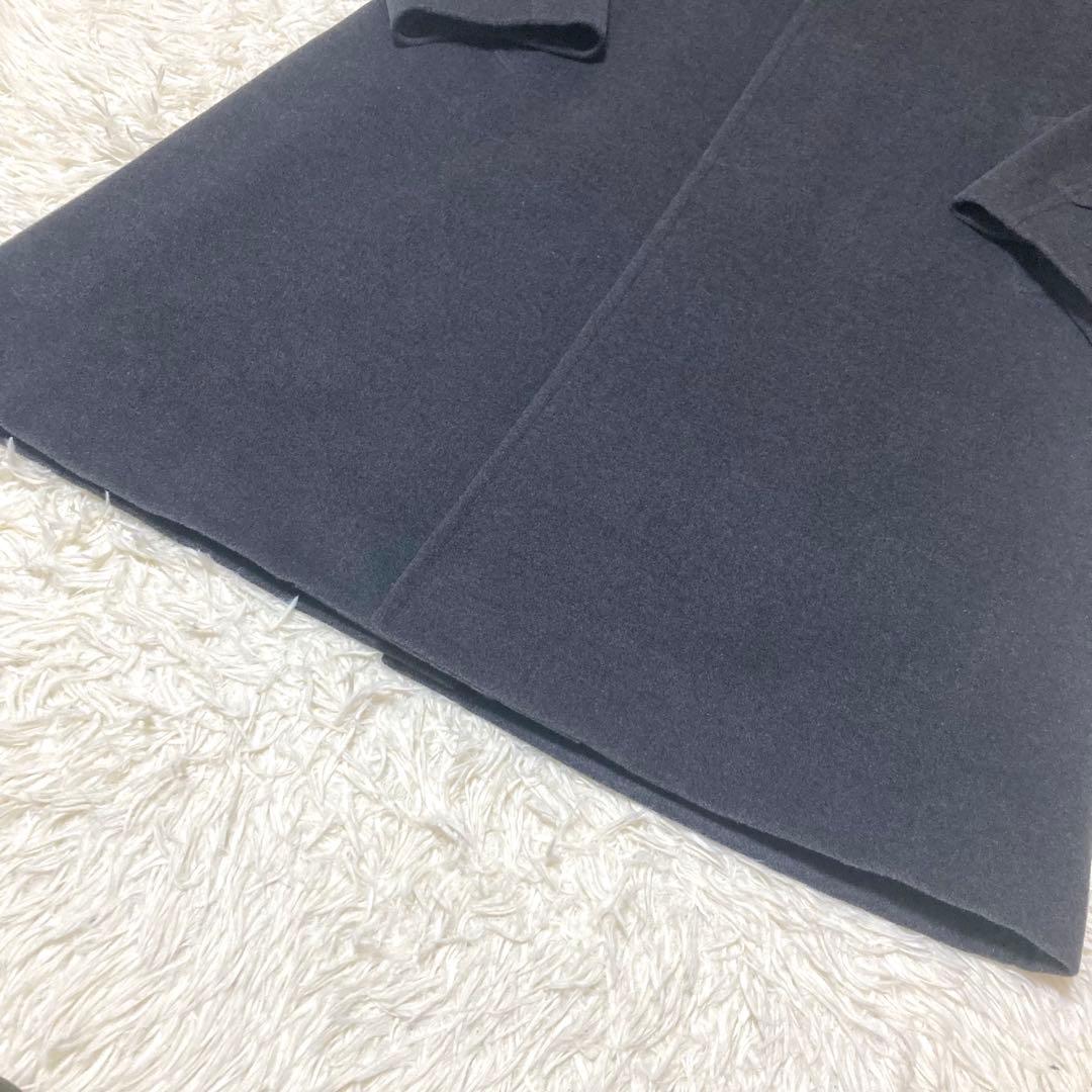 【美品大きいサイズ】バーバリーロンドン ステンカラーコート カシミヤ　アンゴラ