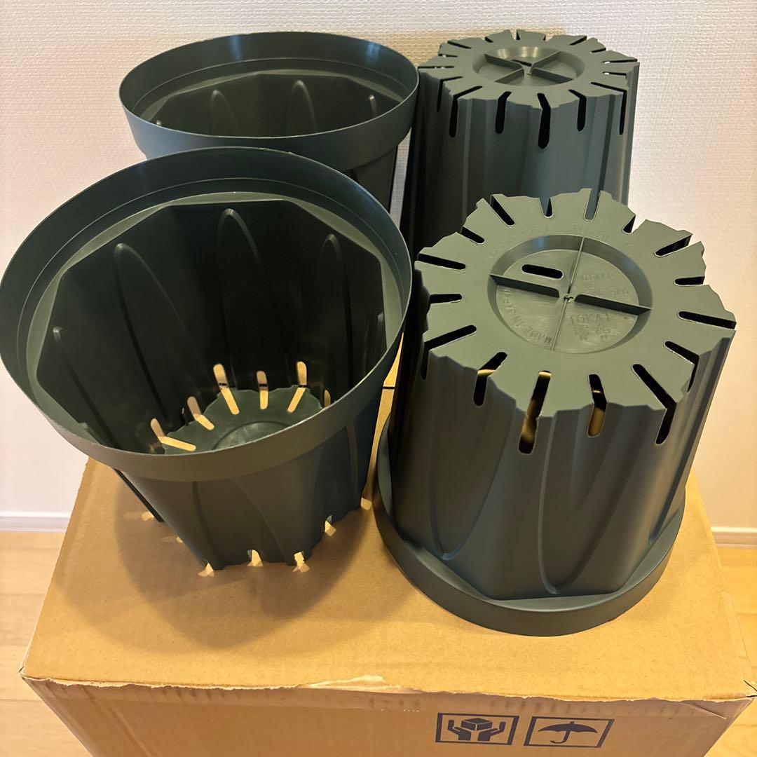 東海化成　21cm 緑 TO スリットコンテナ TO-SC210 80ヶ入セット