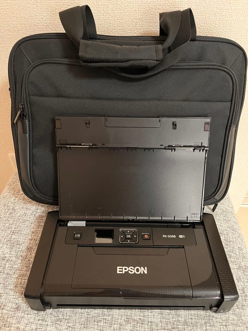 EPSON PX-S06B 美品 インク2個 メンテBOX3個 バッグ付