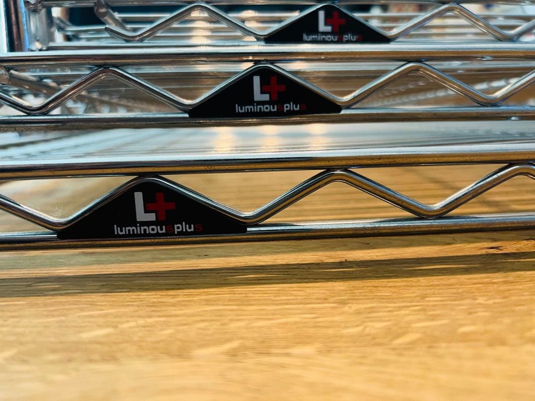 【激レア品】luminous plus スチールラック棚板3枚＆2枚セット