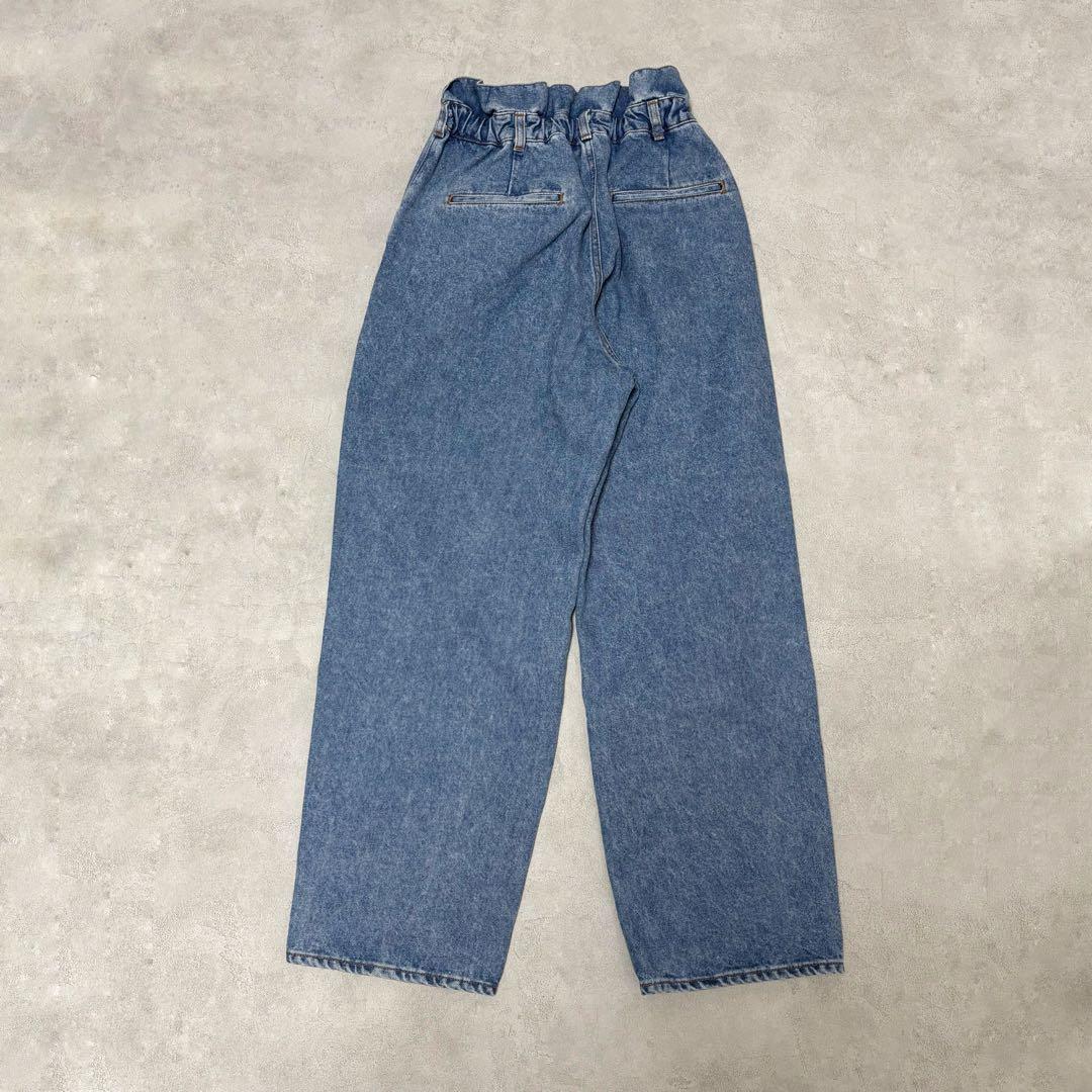 美品　anuke アンヌークWaist Tuck Denim 36