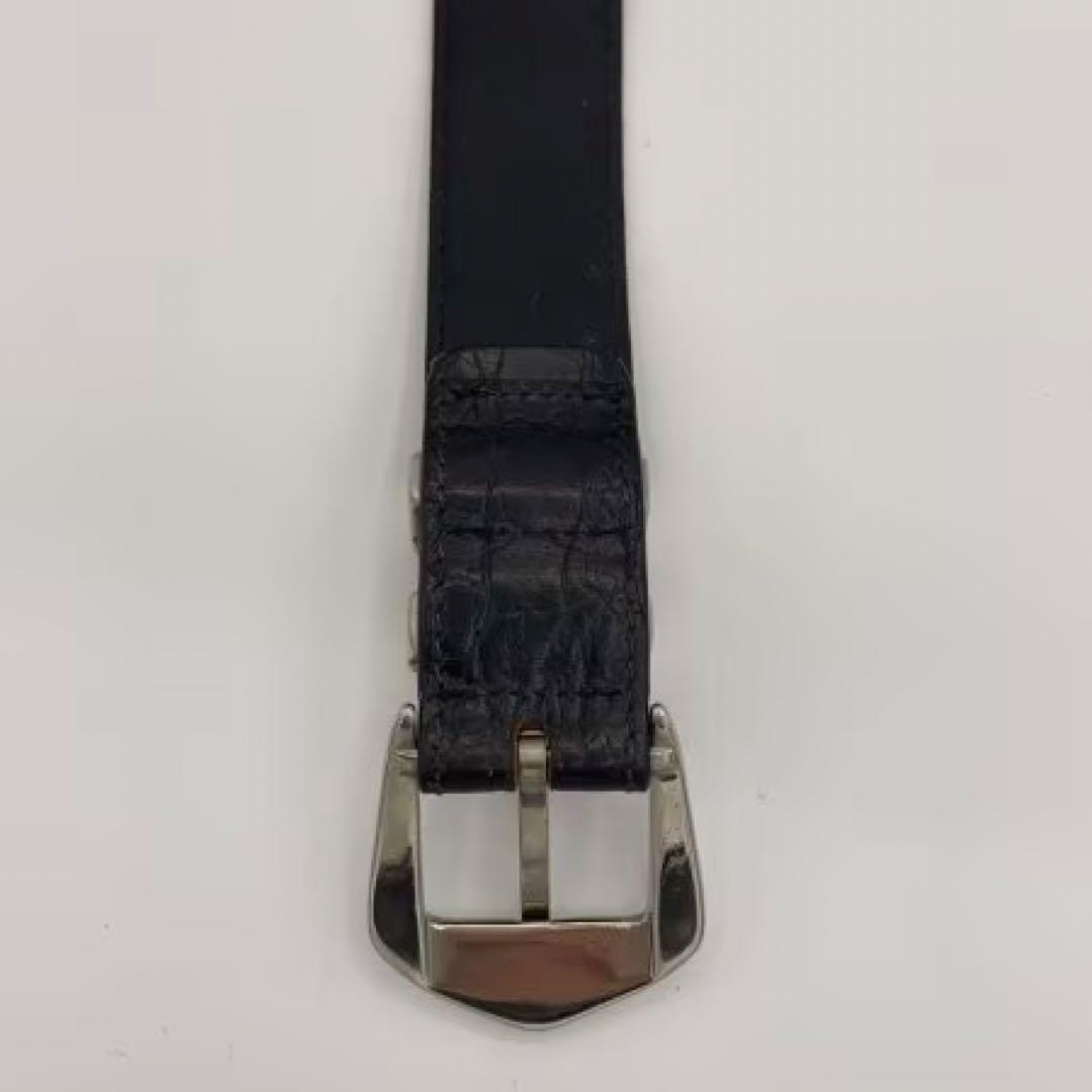 Gianni Versace ベルト 2連 クロコ型押し