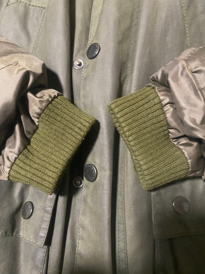 Barbour オリーブジャケット コーデュロイ襟