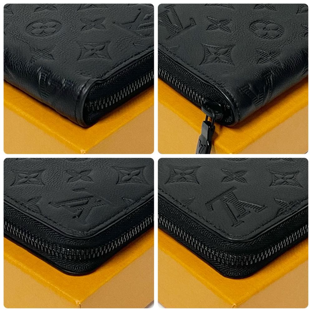 【極上美品】ルイヴィトン モノグラム・シャドウ ジッピー・ホリゾンタル IC搭載