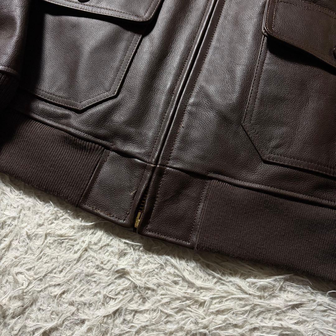 極美品■MORGAN フライトジャケット　中田商店 G-1 本革　42
