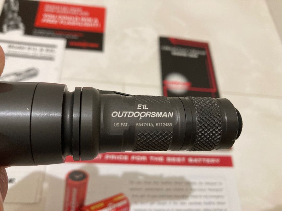 SureFire E1L OUTDOORSMAN LEDフラッシュライト