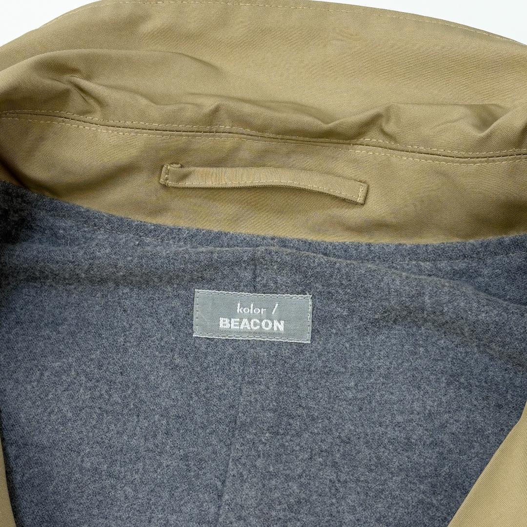美品 kolor BEACON 19AW オーバーフィット ステンカラーコート
