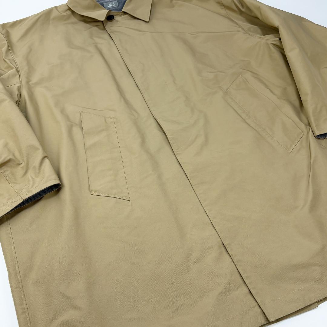 美品 kolor BEACON 19AW オーバーフィット ステンカラーコート