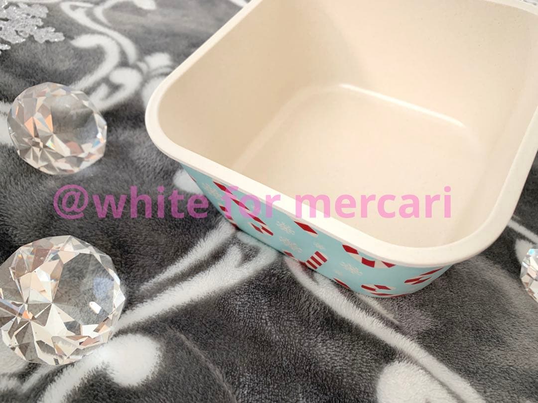 専用♡アメリカ クリスマスタッパーウェアプレゼント♡雪の結晶とキャンディケーン