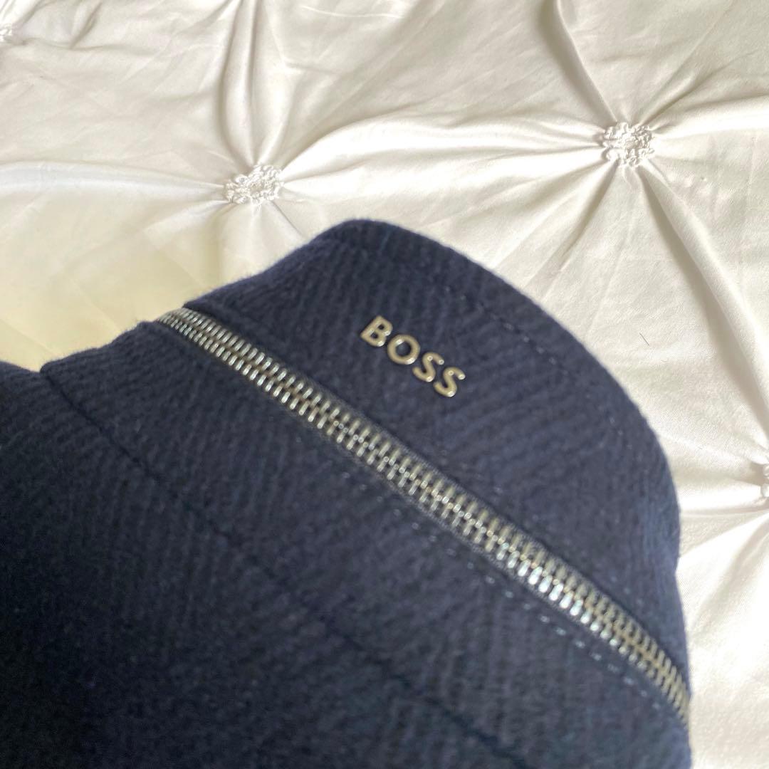 SSS 極上カシミヤ✨ HUGOBOSS ヘリンボーン ジャケット
