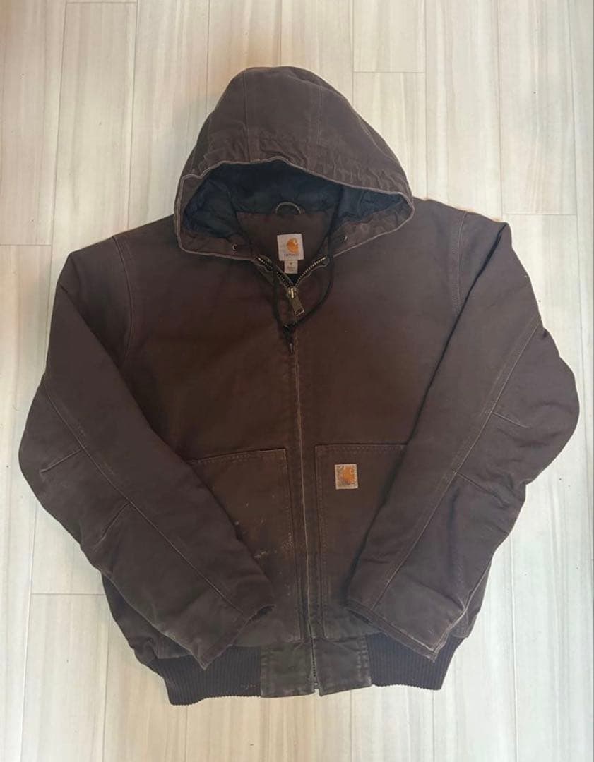 carhartt ブラウン フードジャケット M