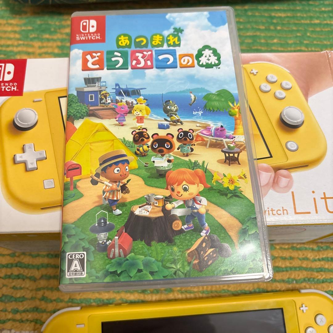 Nintendo Switch Lite イエロー + あつまれどうぶつの森