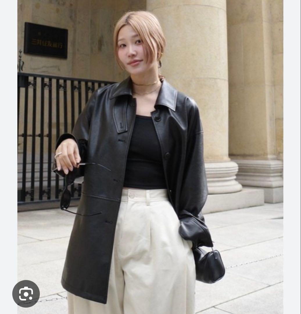 【完売品】HEILIS 3WAYヴィンテージライクフェイクレザージャケット